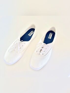 White Keds Champion Cotton Canvas Sneakers (size 8)